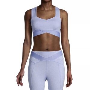NWT FP Movement Just Breathe Bra and Legging set Faded Periwinkle size M